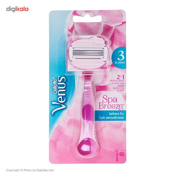 خود تراش ژیلت مدل Spa Breezer 2in1