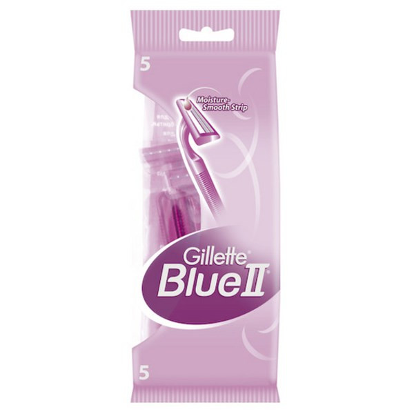 خود تراش زنانه 5 عددی ژیلت مدل Blue2