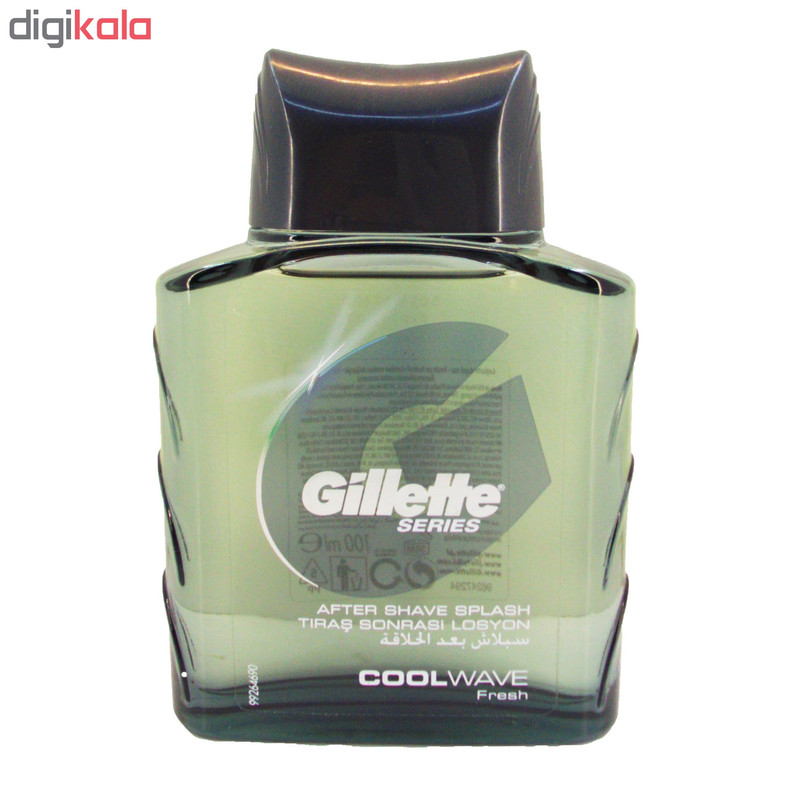 افتر شیو ژیلت مدل Cool Wave حجم 100 میلی لیتر