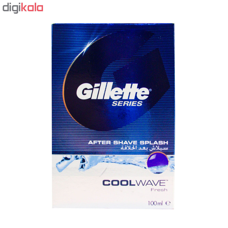 افتر شیو ژیلت مدل Cool Wave حجم 100 میلی لیتر