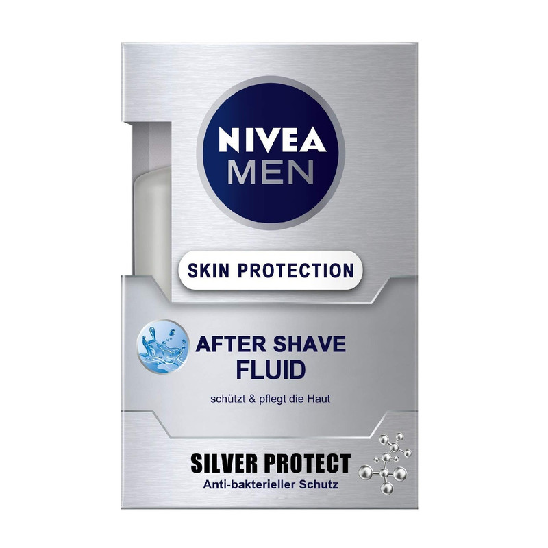 فلویید افتر شیو نیوآ مدل Silver Protect حجم 100 میلی لیتر