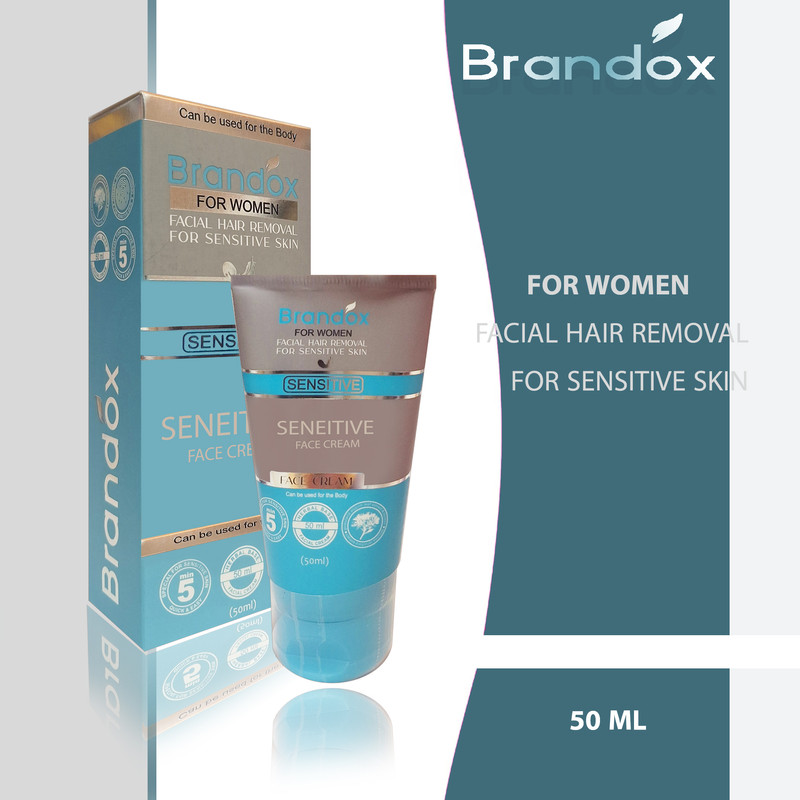 کرم موبر براندوکس مدل SENSITIVE حجم 50 میلی لیتر مجموعه 4 عددی