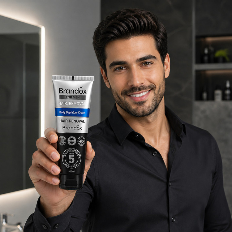 کرم موبر براندوکس مدل Depilatory-M3 با حجم 100 میلی لیتر مجموعه 3 عددی