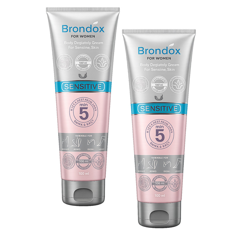 کرم موبر براندوکس مدل Depilatory-W با حجم 100 میلی لیتر مجموعه 2 عددی