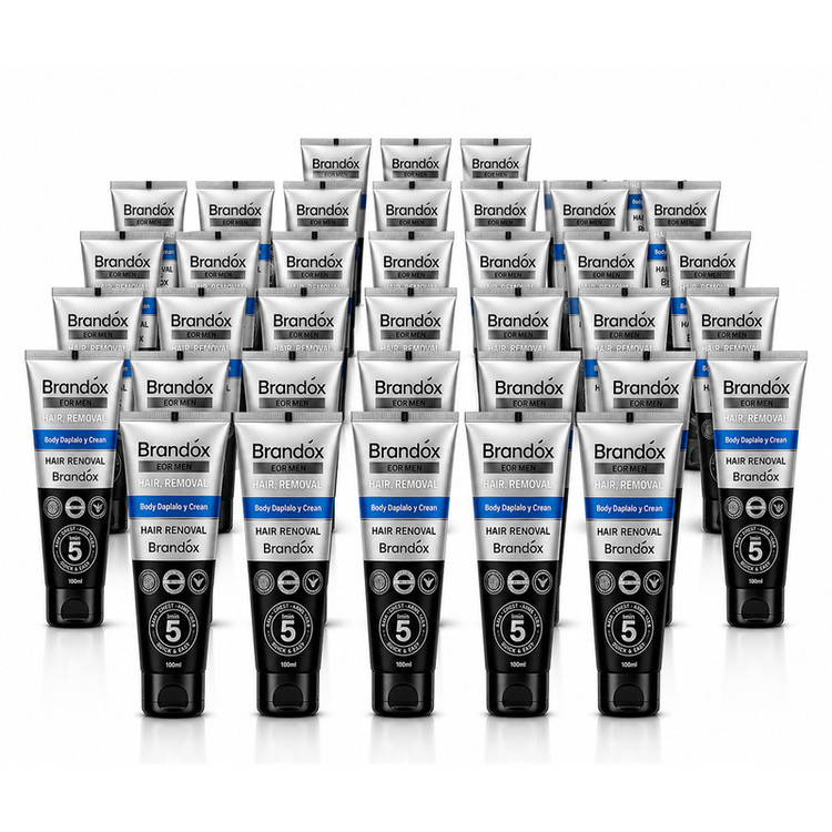 کرم موبر براندوکس مدل Depilatory-M36 با حجم 100 میلی لیتر مجموعه 36 عددی
