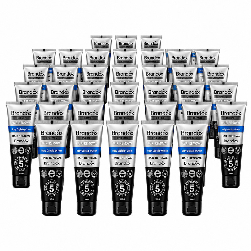 کرم موبر براندوکس مدل Depilatory-M36 با حجم 100 میلی لیتر مجموعه 36 عددی