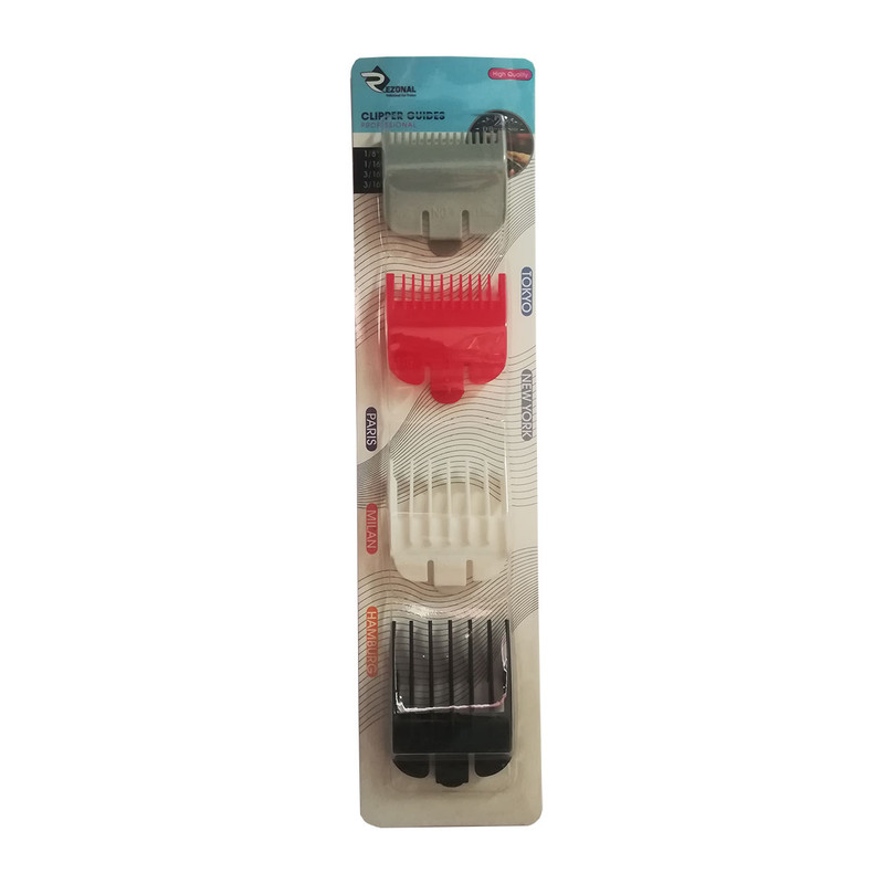 ست شانه ماشین اصلاح رزونال مدل Clipper بسته 4 عددی