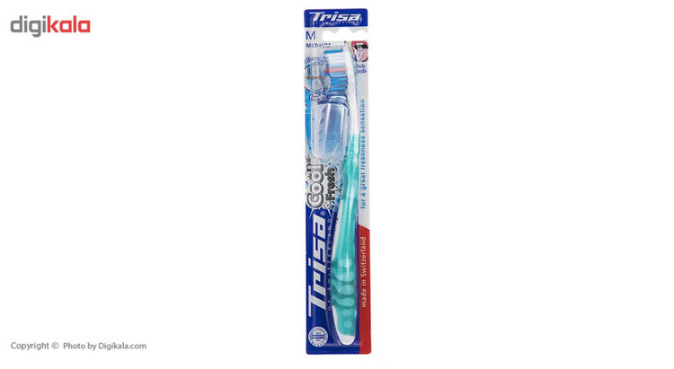 مسواک تریزا مدل Cool and Fresh با برس متوسط به همراه درپوش