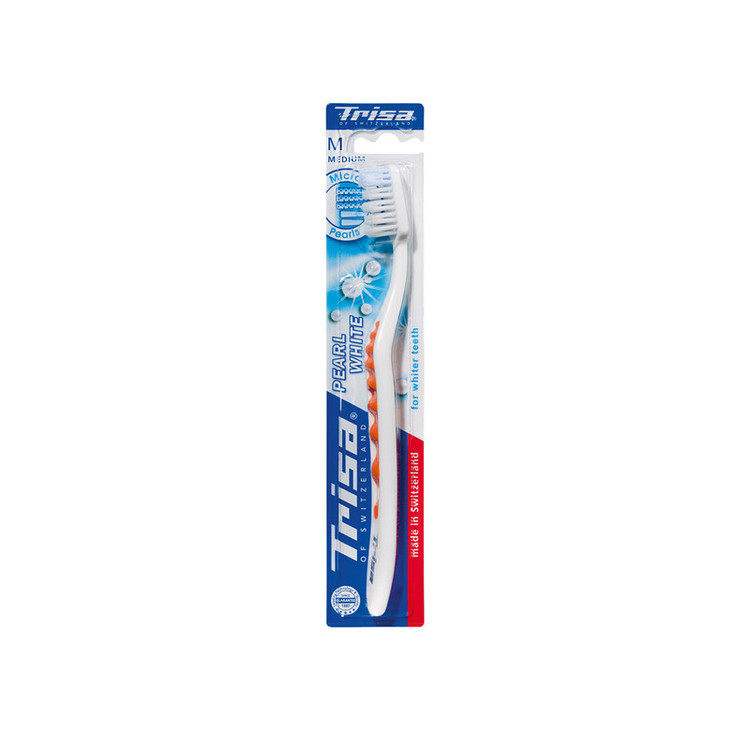مسواک تریزا مدل Pearl White با برس متوسط