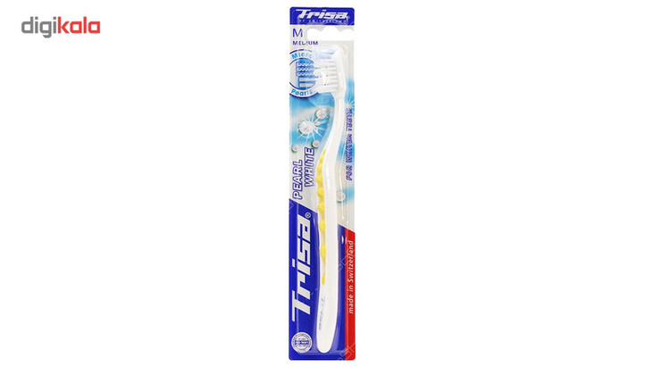 مسواک تریزا مدل Pearl White با برس متوسط
