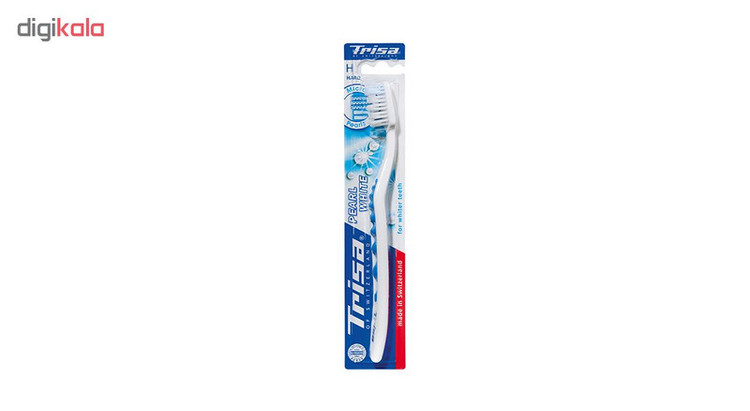 مسواک تریزا مدل Pearl White با برس سخت