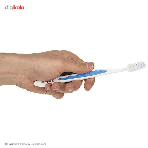 مسواک تریزا مدل Pearl White با برس سخت