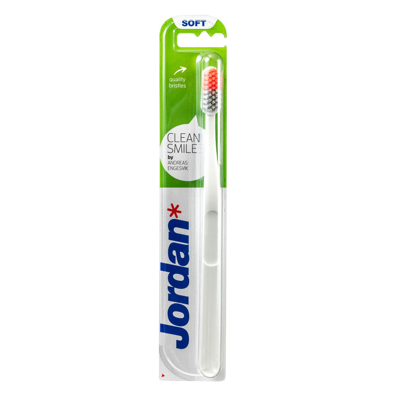 مسواک جردن مدل Clean Smile با برس نرم