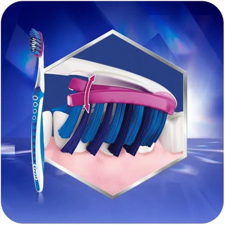 مسواک اورال-بی مدل Pro-Flex 3D Whie Luxe با برس متوسط مجموعه 2 عددی