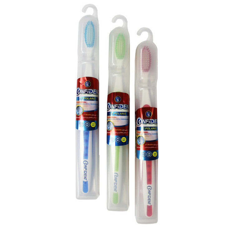 مسواک کانفیدنت مدل CT-POLARIS Travel Pack با برس نرم