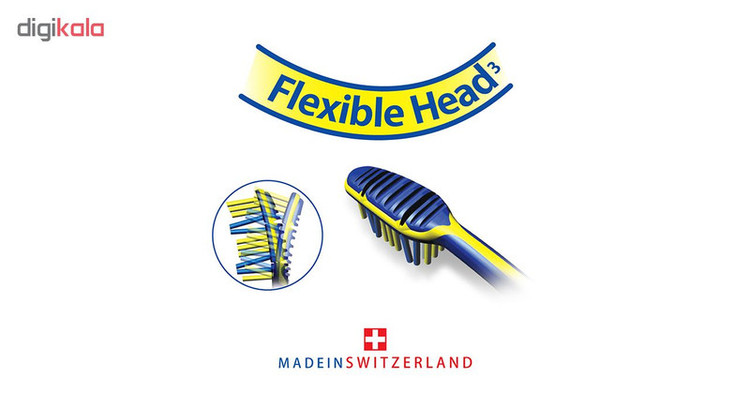 مسواک تریزا سری Super Promo مدل Flexible Head با برس نرم بسته 3 عددی