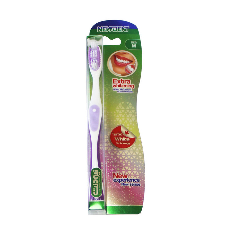 مسواک کانفیدنت سری NewDent مدل Prime Silver Pack با برس متوسط