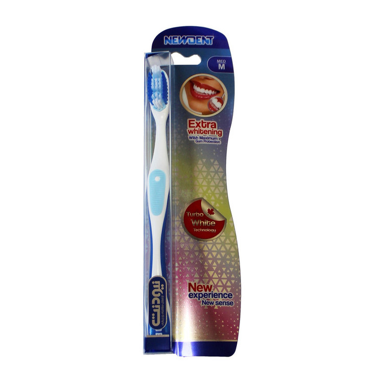 مسواک کانفیدنت سری NewDent مدل Prime Silver Pack با برس متوسط