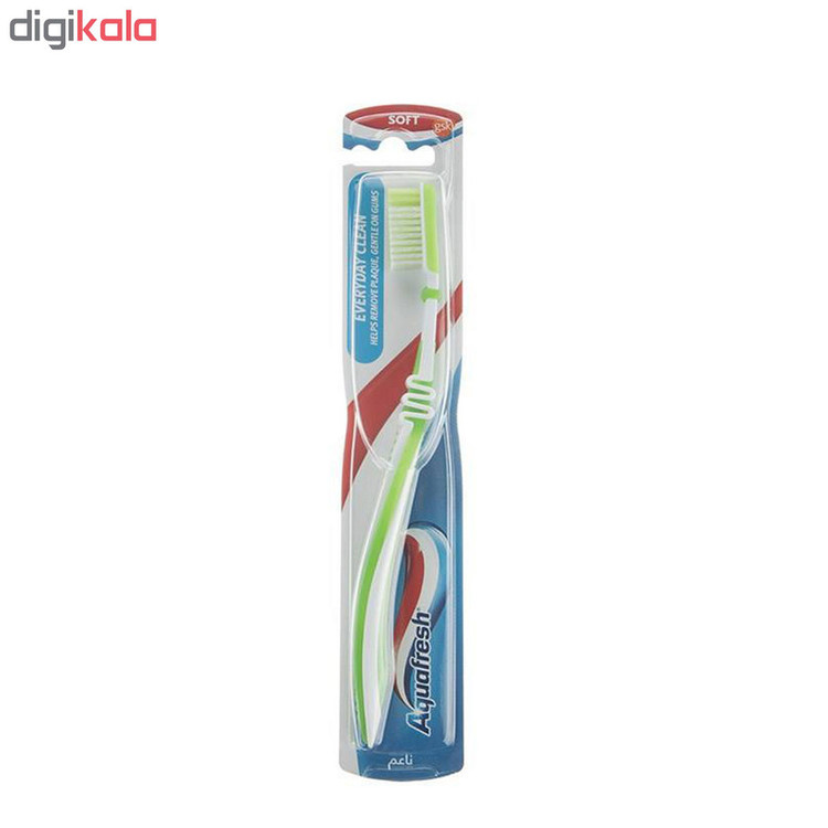 مسواک آکوا فرش مدل Everyday Clean با برس نرم بسته 2 عددی