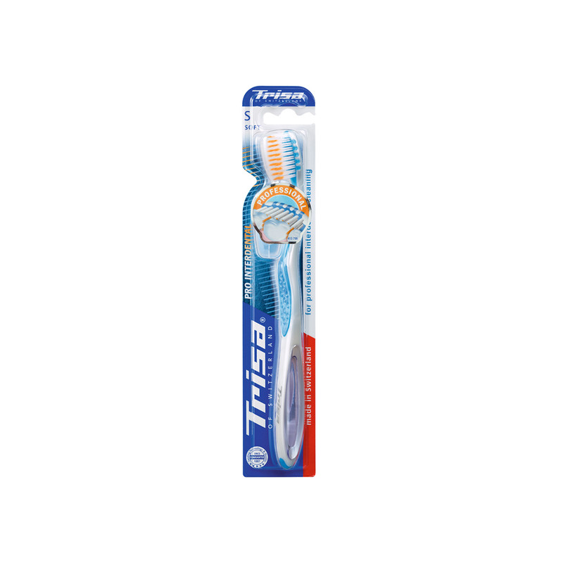مسواک تریزا مدل Pro Interdental با برس نرم به همراه درپوش