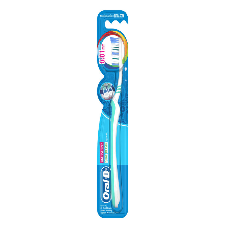 مسواک اورال-بی مدل ULTRATHIN Dual Clean با برس خیلی نرم
