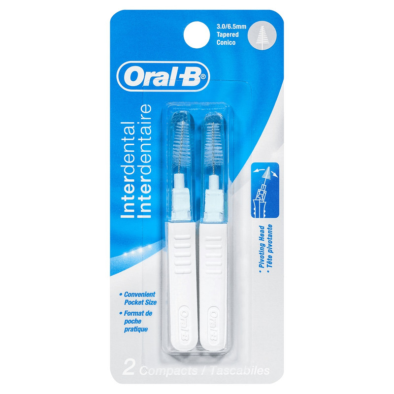 مسواک بین دندانی اورال-بی مدل Interdental بسته 2 عددی