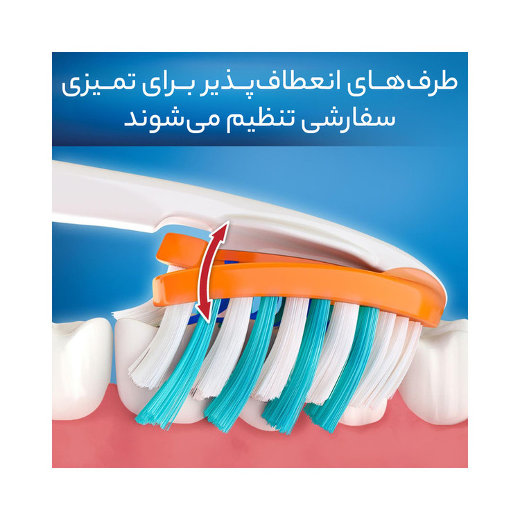 مسواک اورال-بی مدل Proflex با برس متوسط