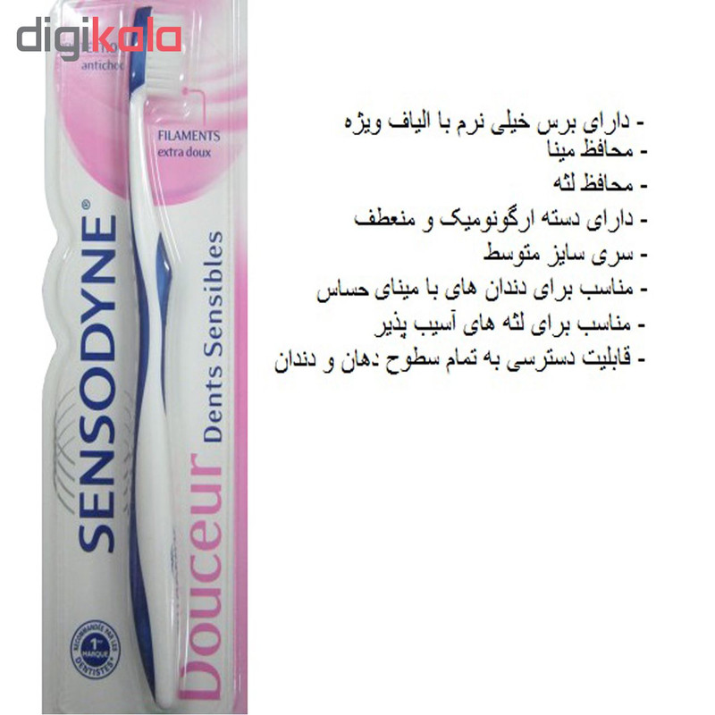 مسواک سنسوداین مدل Dents Sensible با برس خیلی نرم