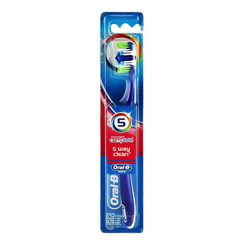 مسواک اورال-بی مدل 5way clean با برس نرم
