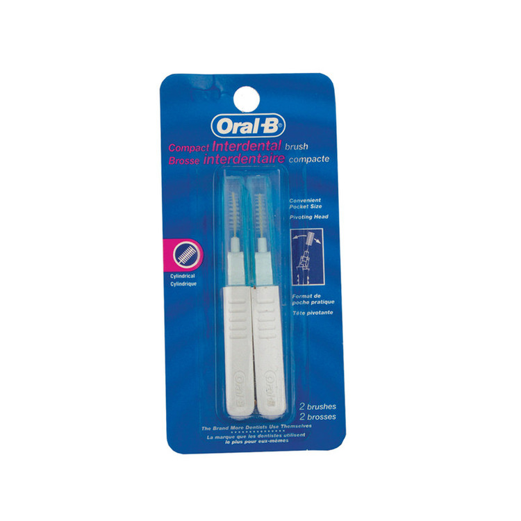 مسواک بین دندانی اورال-بی مدل Compact Interdental بسته 2 عددی