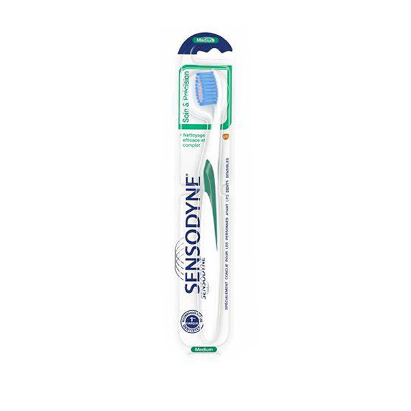 مسواک سنسوداین مدل Soin & precision با برس متوسط