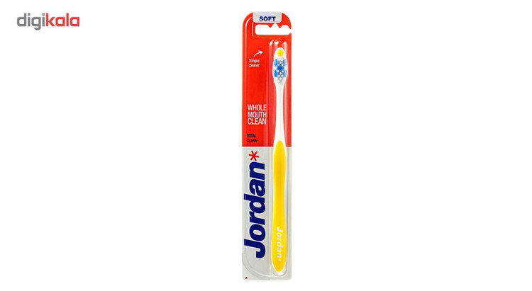 مسواک جردن مدل Total Clean با برس نرم