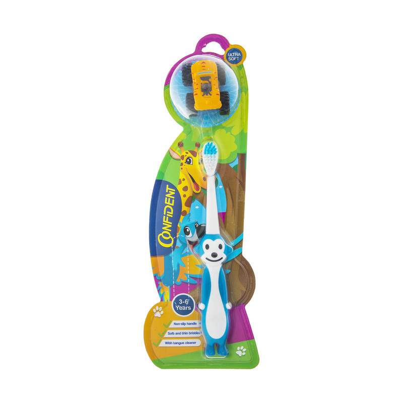 مسواک کانفیدنت مدل Tiny Monkey با برس نرم