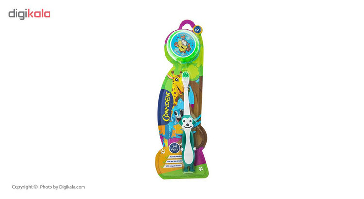 مسواک کانفیدنت مدل Tiny Monkey با برس نرم