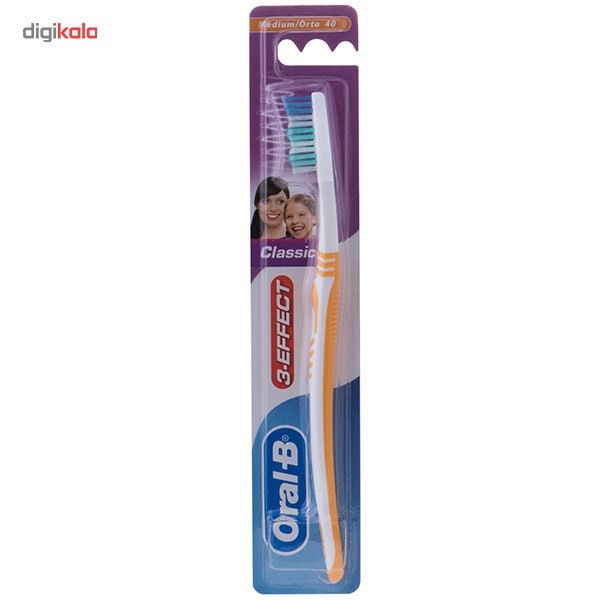 مسواک اورال-بی مدل Classic 3-effect با برس متوسط