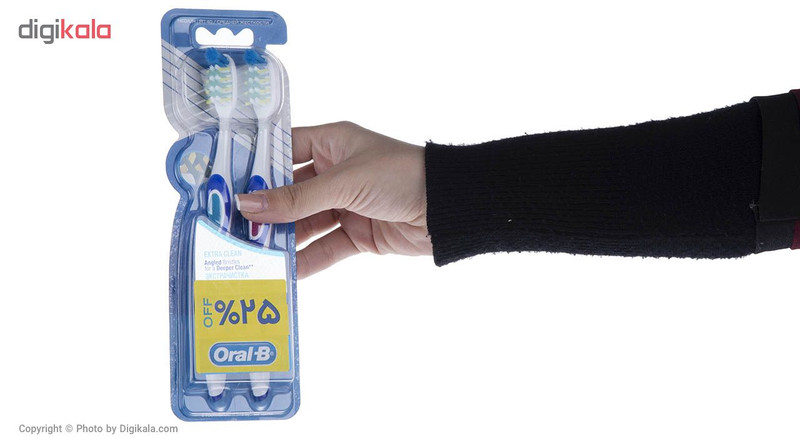 مسواک اورال بی سری Pro Expert مدل Extra Clean بسته 2 عددی