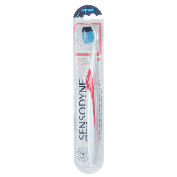 مسواک سنسوداین مدل Soin & Precision با برس نرم