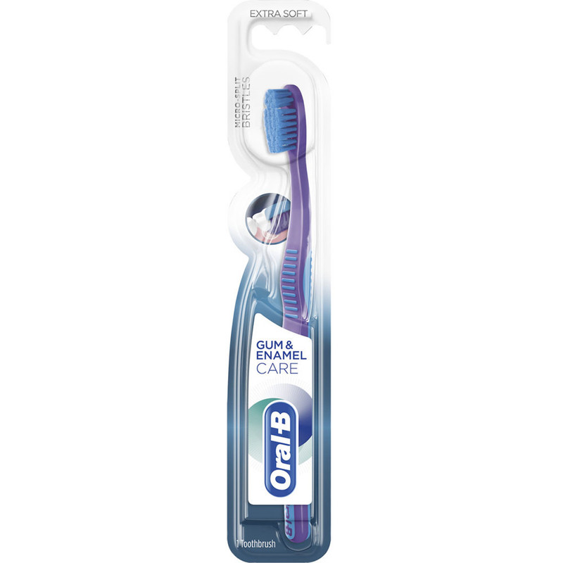 مسواک اورال-بی مدل GUM and ENAMEL CARE با برس خیلی نرم