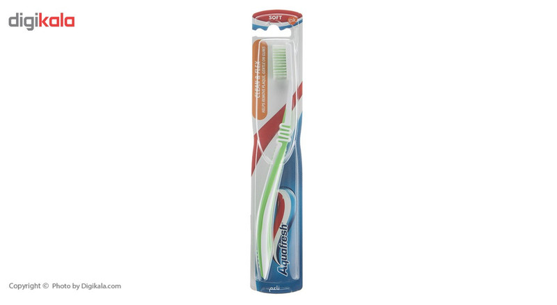 مسواک آکوافرش مدل Clean And Flex با برس نرم