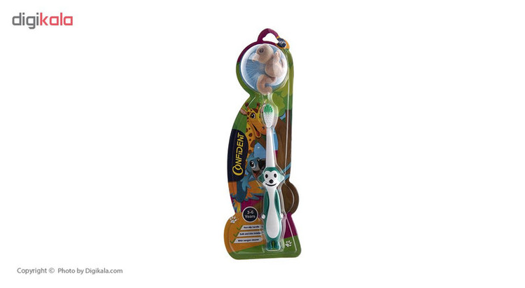 مسواک کانفیدنت مدل Tiny Monkey با برس نرم