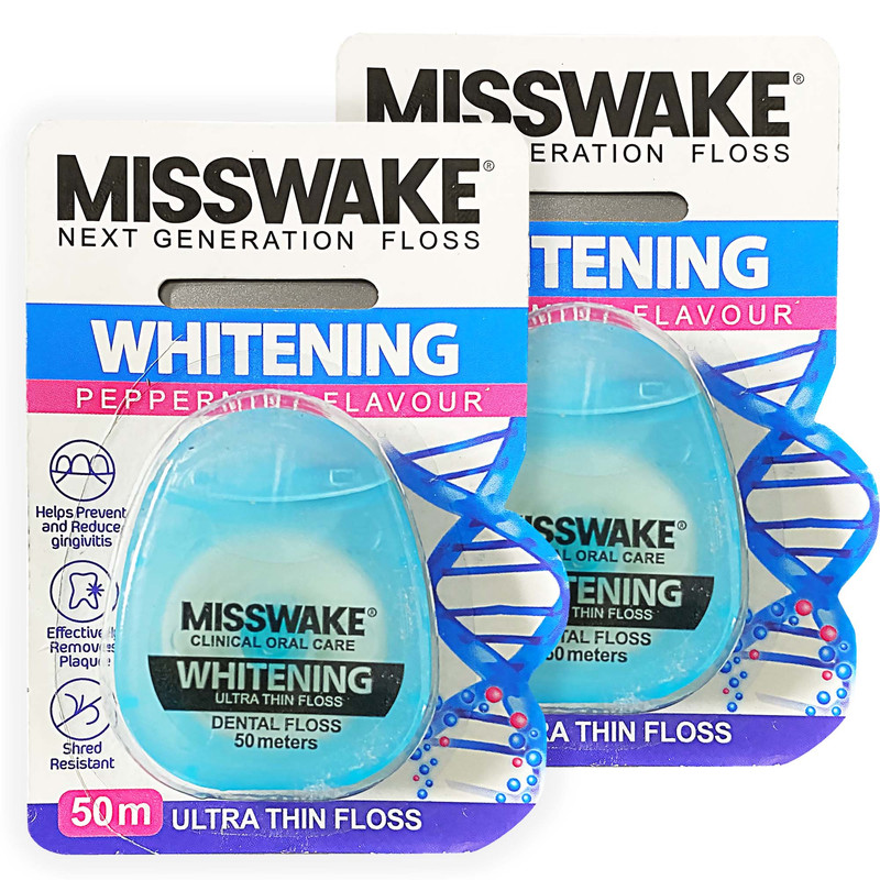 نخ دندان میسویک مدل whitening بسته 2 عددی