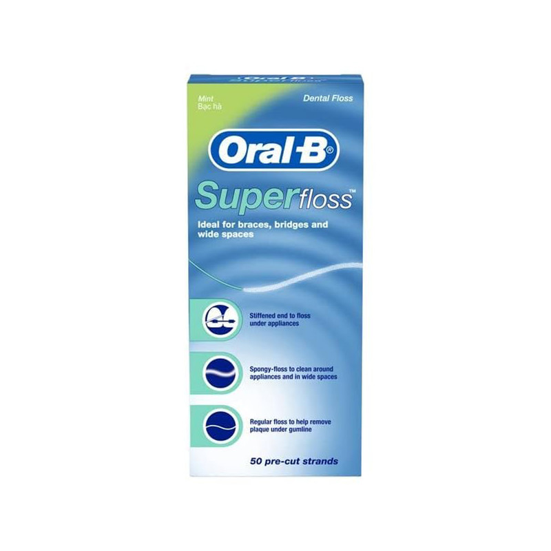 نخ دندان اورال-بی مدل مدل Super floss Mint