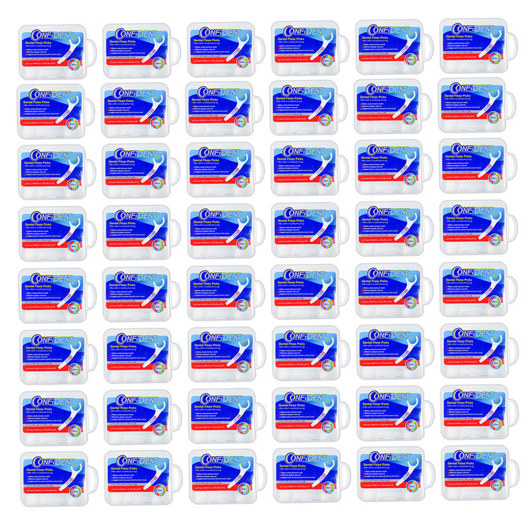 نخ دندان کانفیدنت مدل Floss-30 چهل و هشت بسته 30 عددی