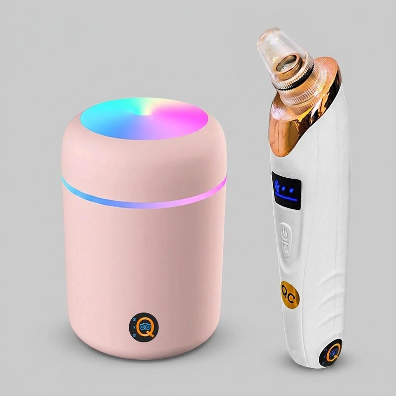 میکرودرم خانگی آی کیو مدل Smart-Cleaner به همراه دستگاه بخور صورت