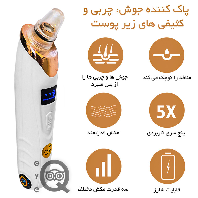 میکرودرم خانگی آی کیو مدل Smart-Cleaner به همراه دستگاه بخور صورت