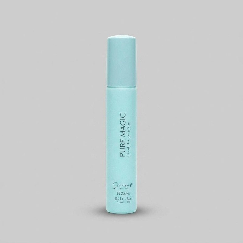 عطر جیبی زنانه ژک ساف مدل PURE MAGIC با رایحه شیرین و خنک حجم 22 میلیلیتر
