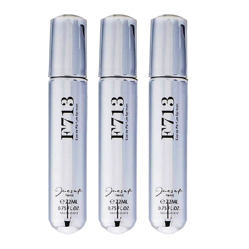 عطر جیبی مردانه ژک ساف مدل 713 حجم 22 میلی لیتر بسته 3 عددی