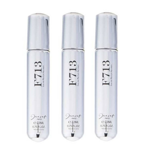 عطر جیبی مردانه ژک ساف مدل F713 حجم 22 میلی لیتر مجموعه 3 عددی