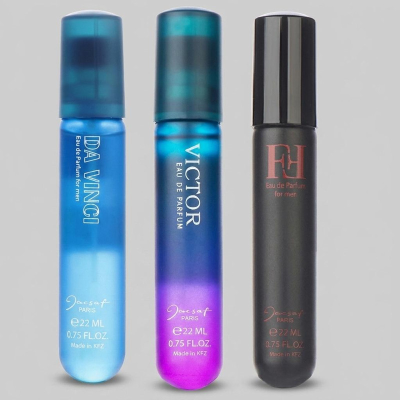عطر جیبی مردانه ژک ساف مدل J2 حجم 22 میلی لیتر مجموعه 3 عددی