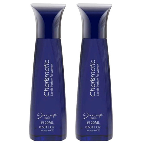 عطر جیبی زنانه ژک ساف مدل charismatic حجم 20 میلی لیتر بسته 2 عددی